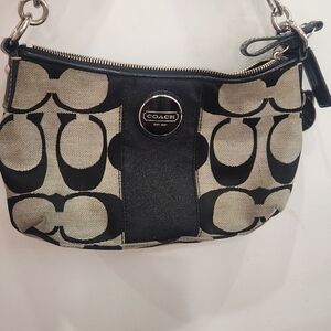 Coach Black and Cream Women's Bag